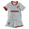 23 24 Deportivo Toluca Kids Kit Maillots de football M. ARAUJO J. ANGULO BAEZA VENEGAS Chemises de football à domicile Uniformes à manches courtes