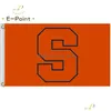 Banner-Flaggen, Syrakus-Orange-Flagge, 3 x 5 Fuß, 90 cm x 150 cm, Polyester, Dekoration, fliegend, für Zuhause, Garten, festliche Geschenke, 5704058, Drop-Lieferung, Party, S, Dhzhp