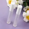 Garrafas de armazenamento 30/50pcs 5ml tampa branca bonito tubo de brilho labial com varinha vazio fosco lipgloss recipiente cosmético rolhas