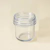 Storage Bottles 15pcs Jars Plastic PET Thick Wall Clear Body Scrub Facial Mask Makeup Pots White Lid 50g 100g Empty Cosmetic Cream