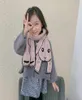 かわいい韓国スタイルの漫画ベアウサギキッズニットウールスカーフ秋の冬の男の子の女の子幼児の長いスカーフ1ije9220830