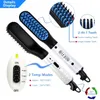 Man Beard Hair Startener Fast Heating Hair Brush Professional Styling Tools Multifunktionellt hårsträtning Comb 240104