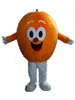 Disfraces Disfraz de mascota naranja con ojos grandes para adulto Navidad Halloween Vestido divertido