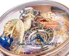 RMF AT802.50.DR Astronomia Tourbillon Механические мужские часы Iced Out Pave Baguette Diamonds Розовое золото 3D Art Dragon Dial Кожаный ремешок Часы Supertrustytime001