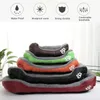 Large Square Nest S3XL Pet Dog Bed for Small Medium Dogs Soft Fleece Big Sofa Winter Warm Cat House 240103