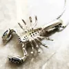 Scorpion Link Chain Necklace925 Sterling Silver Fashion Jewelry Europe Style Rebel Gift For Men Women Friend 240103