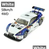 Electric/Rc Car Electric Rc 1 16 58Km H Drift Racing 4Wd 2 4G High Speed Gtr Remote Control Max 30M Distance Electronic Hobby Toys G Dhqlm