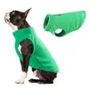 Hondenkleding Dikker Effen Kleding Mode Huisdier Fleece Hondenvest Zachte en ademende puppyaccessoires