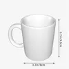 Kupalar Bay Erkekler Tall Coffee Mug Cup Seti Seramik Gözlük Taşıma Termal