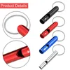 100Pcs Whistles Training Whistle Keychain Multifunctional Emergency Survival for Camping Hiking Outdoor Sport 240104