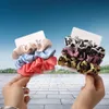 3 pezzi / set nuove donne fasce elastiche per capelli colori moda carino bellezza ragazze copricapo casual raso solido / fiore scrunchie fasce per capelli accessori 3011