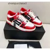 Designer Top Spitze Chunky Damen Schuhe Sneakers 2024 Schuh Amirrs Schuhe Casual Herren Skel Low Neues Paar Up Bone Round Toe Front High Version Rot Gleicher Stil Liebe 1