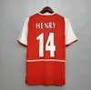 Henry Retro Futbol Formaları Highbury Pires Reyes 02 03 05 06 92 93 94 95 96 98 99 Bergkamp Adams Persie Galla V. Persie 88 89 90 Vintage Klasik Futbol Gömlek