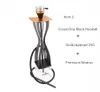 Shishabucks Cloud One Hookah Anodised Aluminium Shisha Multi-HoS HOOSHAH MED Square Acrylic Base 240104