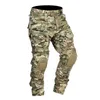 Männer Kampfhose mit Knieschützern Army Military Airsoft Tactical Cargo Sporthose Camouflage Multicam Trekking Jagdkleidung 240103