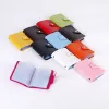 24 kortplatser 2Sided Plastic Card Holder Storlek Small Multicolor Business Card Pack Women Purs Män plånbok LL