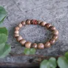 Strand Agarwood Men's And Women's Artistic Bracelets Delicate Single Circle Buddha Beads Couple's Cultural Playful