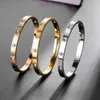 Luxury Bangle designer jewelry man bracelet High quality Car tiress Gold Bracelets for Women 14K Plated Friendship Cubic Zirconia Have Original Box