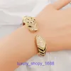 Beliebtes Luxus-Designer-Armband von Autoreifen. Heißes verkaufendes Leopard-Micro-Set-Zirkonia-Armband für Damen, vielseitiger Ring, modisch, klassisch, mit Originalverpackung