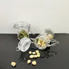 Бутылки для хранения Snap Jar Стеклянная бутылка Круглая конфета Чайная свеча Герметичный флакон с приправой