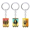 Keychains 2021 Anime Fire Emblem Keychain Lion Deer Metal Pendant Keyrings Key Chains Souvenirs Figure Gifts Men Women4103386