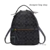 Bolsa de designer atacado mulheres bolsa de ombro 3 cores simples correspondência de cores mochila de lazer de couro Joker polka dot moda bolsa impressa mochilas de estudante