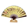 Decorative Figurines 1 Pcs Chinese Folding Fan Painting Pattern Polyester Hand Held Fans Style Random