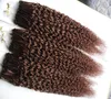 300s Virgin mongol crépus bouclés cheveux micro boucle extensions de cheveux 300g afro crépus bouclés Machine Made Remy Micro Bead Loop Humain Ha4837824