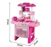 Jouets de cuisine imités Chef musique légère semblant cuisiner nourriture jouer maison vaisselle ensemble cuisines pour enfants pour les filles 240104