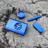 Dugout Tobacco Grinder Dia 32mm Accessori per fumatori colorati Quattro strati di spezie a 2 strati Frantoio per erbe secche Affettatrice a mano Muler Dugout Boxes One Hit Saov