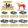 Large Square Nest S3XL Pet Dog Bed for Small Medium Dogs Soft Fleece Big Sofa Winter Warm Cat House 240103