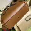 Designer Diana Tragetaschen Luxus Bambus Taschen Top 1:1 Qualität Echtleder Schulterhandtaschen 702732 20CM mit Box MG068