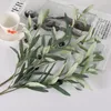 Decorative Flowers Artificial Plants Simulation Olive Fruits Green Branch Flower Arrangement Accessories Home Party Ornaments Decorations