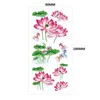 Make-up transfer printen Water Phoenix bloem gekleurde roos waterdichte tattoo sticker set met gesimuleerde stickers