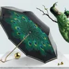 Umbrellas Luxury Straight Handle Animal Long Rod Double-Layer Reverse Umbrella UV Protection Sunshade For Men And Women