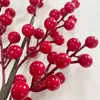 Kwiaty dekoracyjne Realistyczne sztuczne jagodowe pianki Owoce Dekoracja domu sztuczna roślina świąteczna impreza świąteczna