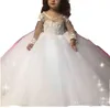 2024 Bling Robes de fille de fleur mignonne pour les mariages