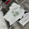 Xinxinbuy 2024 Hommes Designer Tee T-shirt Mosaïque Dragon Lettre Impression 1854 Col rond Coton à manches courtes Femmes Noir Gris Rouge XS-2XL