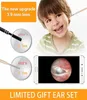 Otoscopio per orecchio da bambino da 39 mm 3 in 1 Telecamera per ispezione per endoscopio per pulizia dell'orecchio con 6 LED regolabili per PC USBC Android1828269