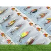 30X Pack 1set30pcs Various Assorted Laser Spinners Spoon Bait Fishing Fishing Lures Spinners6863080
