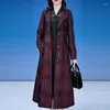 Trench da donna Primavera Autunno Giacca a vento moda coreana Casual Fibbia a fila singola Top eleganti Jacquard femminile