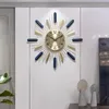 Wall Clocks Minimalist Needles Clock Big Size Iron Modern Design Large Living Room Digital Duvar Saati Home Decoration