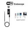 ALK 1pc 55mm WiFi Wireless Ear Endoscopio Fotocamera Mini Telecamera di ispezione impermeabile USB Ear Scope Camera con 6 LED per endoscopio i7080599