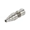 GR2 Titanyum Tırnak 10mm 14mm 18mm 6 1 Ayarlanabilir Domeless Enails Sigara Aksesuarları M F DABT TIP İÇİN DAVAR 16MM 20MM ENAIL BOLL DAB Saman