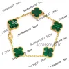 bracelet de bijoux de créateur Bracelet bijoux Bracelets à quatre feuilles 18 carats plaqué argent agate diamant mode chaîne de charme d'amour pour les femmes de haute qualité