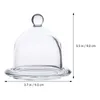 Servis uppsättningar mellanmål omslag aptitretare brickor Stand Plate Cake Pan dessert Dish Lid Mini Holder Round