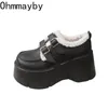Spring College Style JK Små läderskor för kvinnors japanska mode Casual Single Shoes Öka Loafers Oxfords 240103