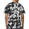 Heren T-shirts Hoop schaakstukken op schaakbord Polyester 3D Print Design Shirt Buitensporten Kleding Losse straat Tees