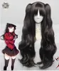 Wigs Tohsaka Rin Fate/Stay Night FSN Fate Grand Order FGO Dark Brown Ponytail Wig>>>Free Shipping wig