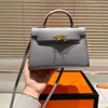 5A calidad dama bolso diseñador mujer bolsos de hombro diseñadores bolsos dama cuero genuino tote oblicuo platino portátil 25 cm bolso crossbody picotin bolsa